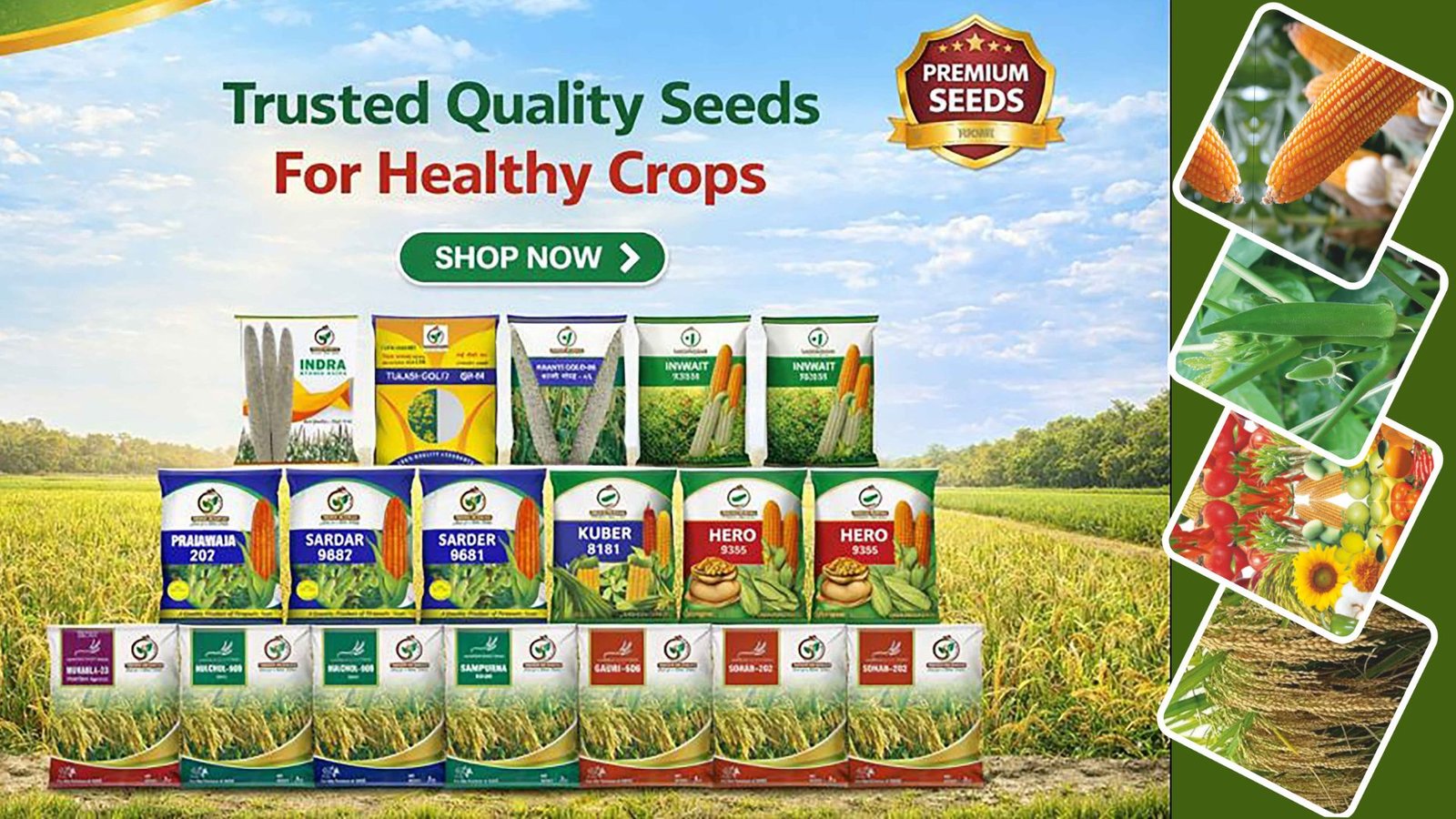 Home green circle agriculture presentation